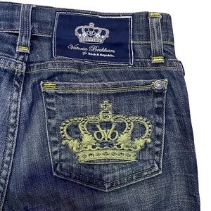 Rock & Republic x Victoria Beckham Y2K low rise jeans